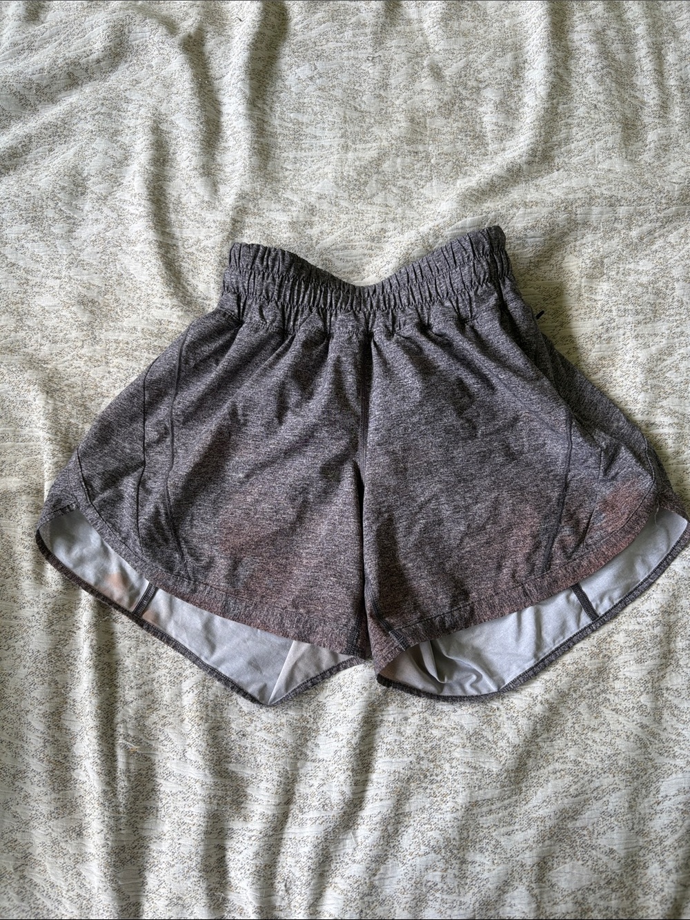 Women’s Athletic Running Shorts — Gray